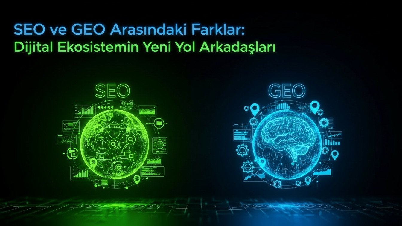 SEO ve GEO Arasındaki Farklar: Dijital Ekosistemin Yeni Yol Arkadaşları